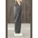 Washed denim black autumn casual trousers loose harem pants